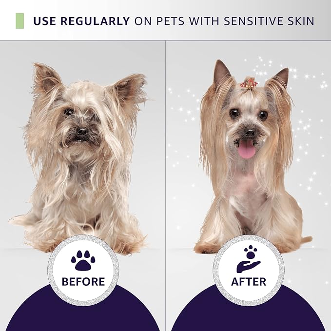 Hypoallergenic Dog Shampoo for Sensitive Skin – Face & Body Pet Shampoo – 169 fl oz – Hydra Professional