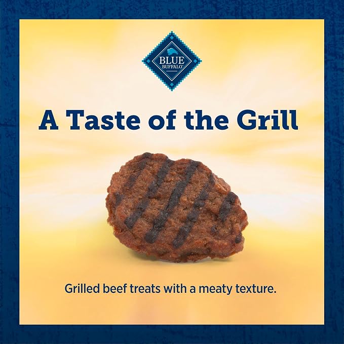Blue Buffalo True Chews Premium Burger Recipe, Chicken-Free Natural Dog Treats, Mineral-Enhanced for Flavor, 10 oz. Bag
