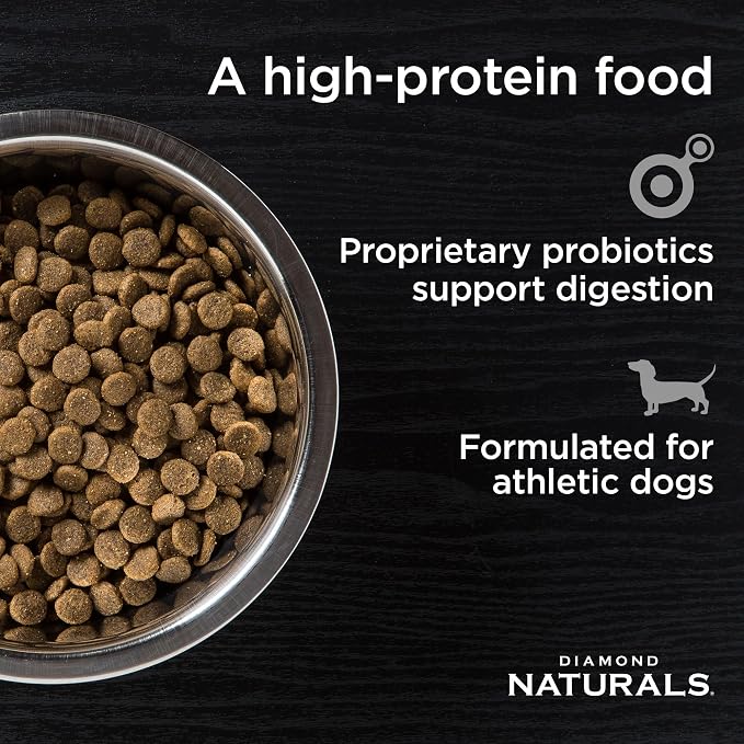 Diamond Naturals Extreme Athlete Adult High Protein Chicken & Rice Dry Dog Food 40lb