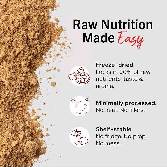 Stella & Chewy's Freeze-Dried Raw Marie's Magical Dinner Dust - Premium Duck & Turkey Dog Food Topper with Organic Fruits & Vegetables - Perfect for Picky Eaters - 7oz
