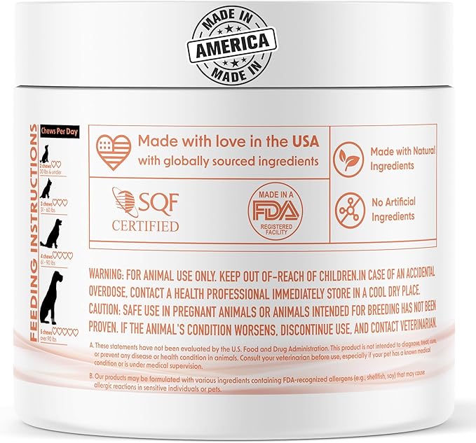 Turkey Tail Mushroom Chews for Dogs (120 Soft Chews) – Immune Support & Gut Health – 7 Mushroom Blend, Salmon Oil & Probiotics – Daily Wellness Supplement – Made in USA – Dr. Woow
