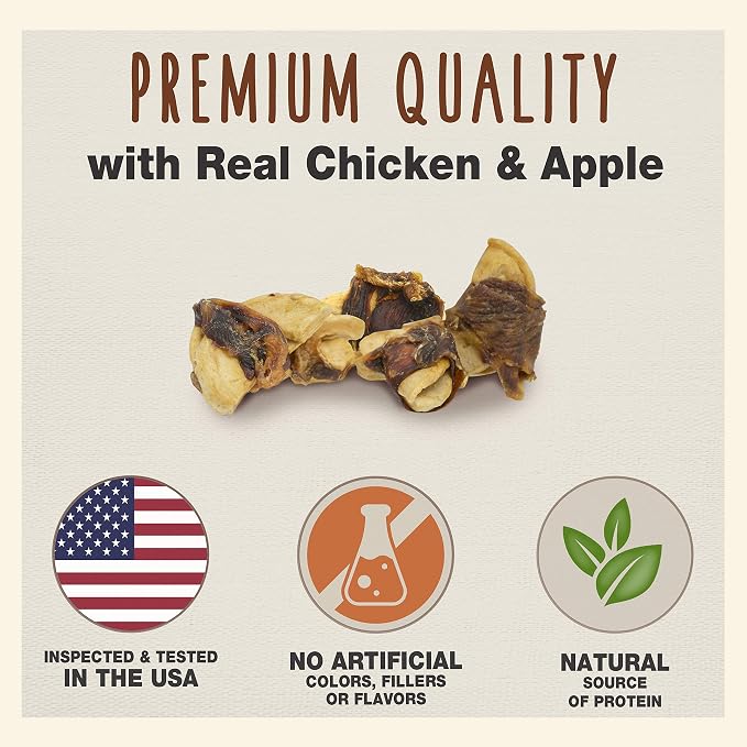 Cadet Gourmet 14 Oz. Chicken & Apple Wrapped Dog Treats - 1 Each