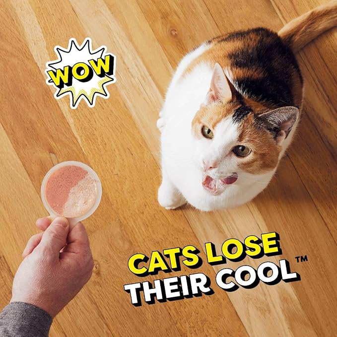 Temptations Lickable Spoons, Soft Lickable Cat Treats, Adult Wet Cat Treats, Variety Pack, 24 Spoons (Pack of 2)