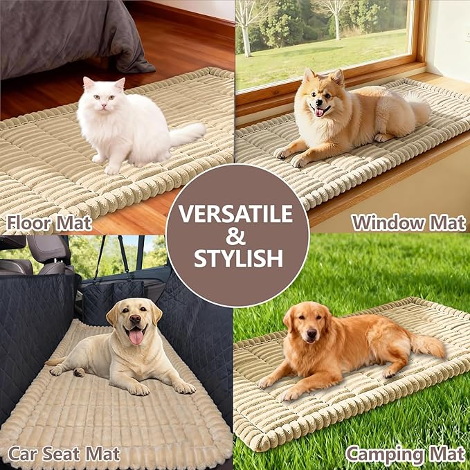 Waterproof Couch Cover for Dogs Washable,Non Slip Fuzzy Durable Couch Covers for 3 Cushion Sofa Pet Friendly Sofa Cover Dog Thick Soft Slipcovers Protector Couches Mat Bed (Grey, 27.6" x 70.9")