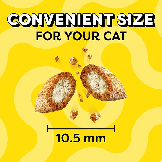 Temptations Cat Treats, Classic Crunchy and Soft Cat Treats, Tantalizing Turkey Flavor, 6.3 oz. Pouch (Pack of 10)