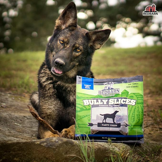 Redbarn Pet Products Bully Slices for Dogs Original Bully Natural Dental Treats 12 Bags