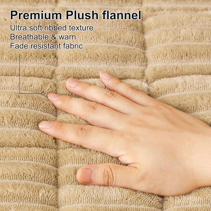 Smiry Couch Cover for Dogs, Non Slip Washable Sofa Protector for Pets, Soft Furniture Cover for Pet, Stylish Sofa Covers, Cozy Protect Against Fur, Dirt & Everyday Messes (Camel, 27.6" x 47")