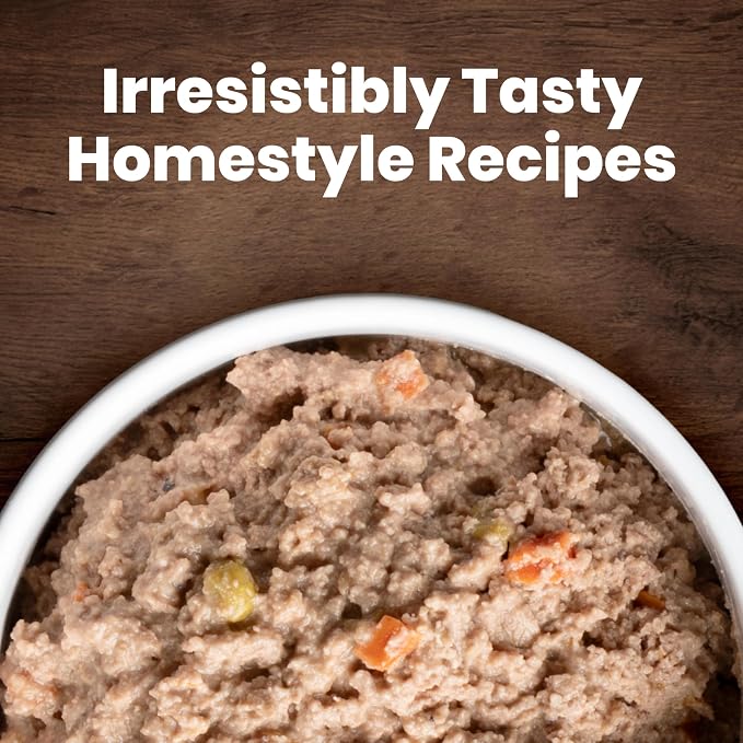 Blue Buffalo Homestyle Recipe Beef Dinner with Garden Vegetables Natural Wet Dog Food for Adult Dogs, Paté with Natural Ingredients, Vitamins & Minerals, 12.5-oz. Can (3 Count)