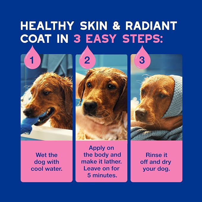 DOUXO SPA Soothing Dog Shampoo for Sensitive Skin, 16 fl oz, Skin-Friendly Formula Cleans and Soothes, Leaves The Coat Soft and Radiant