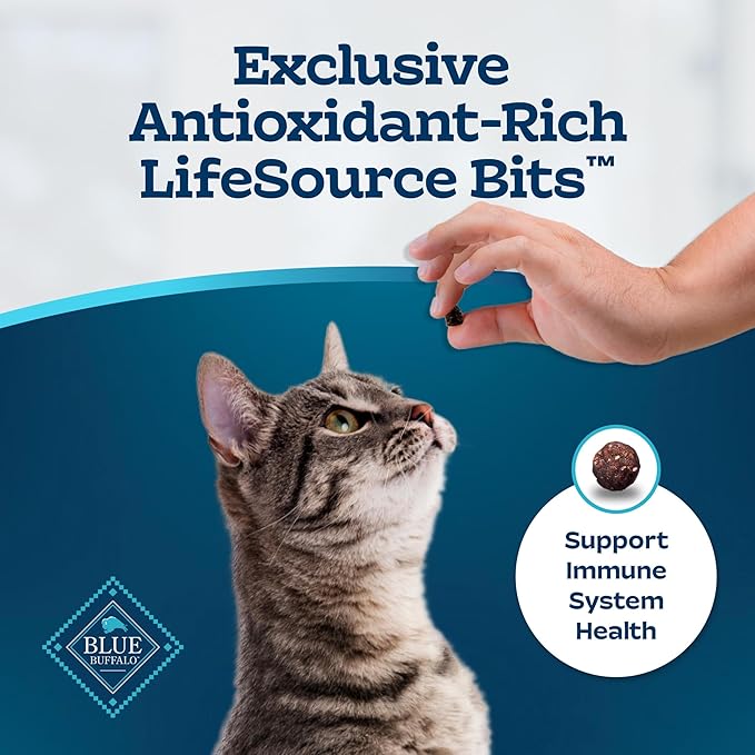 Blue Buffalo Tastefuls Chicken & Brown Rice Recipe Adult Dry Cat Food Weight Control, Real Chicken First, Deliciously Healthy Natural Cat Food, Supports Digestive Care and Coat Health, 15 lbs.