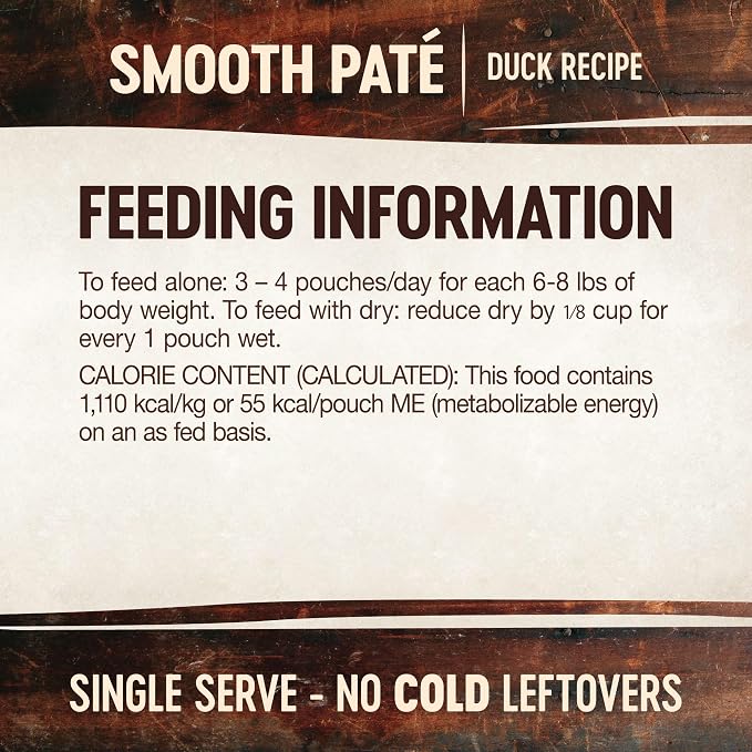 Wellness CORE Tiny Tasters Pate Adult Wet Cat Food, Natural, Protein Rich, Grain Free, Duck Recipe, 1.75 oz, Pack of 12 Pouches