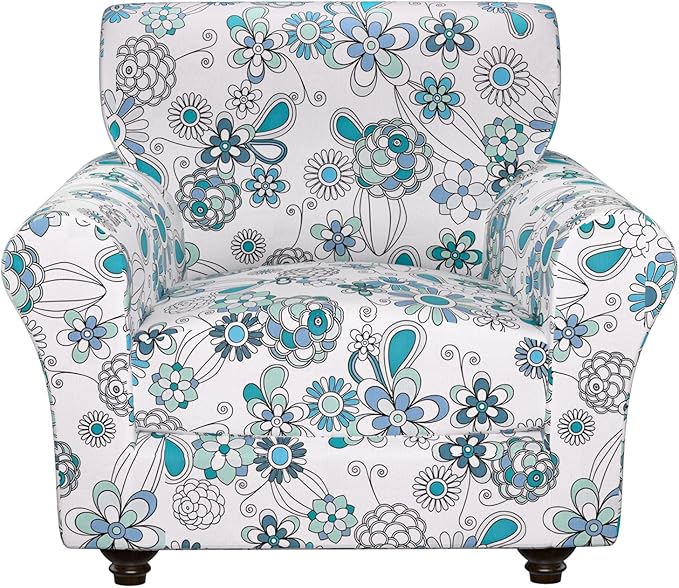 Stretch Couch Covers, Floral Printed Sofa Covers,2 Piece Armchair Slipcover with Separate Sect Cover,Washable Sofa Slipcover, Pet Friendly Furniture Protector Fit for Home (Armchair,Ball Flower)