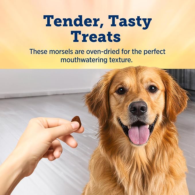 Blue Buffalo True Chews Premium Morsels Dog Treats, Made in The USA with Natural Ingredients, Steak, 10-oz Bag (Pack of 6)