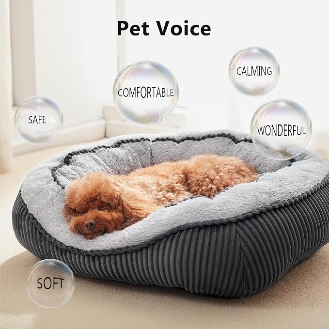 Large Dog Bed for Large Dogs, Rectangle Dog Bed Large Size Dog, Washable Orthopedic Pet Bed, Durable Calming Puppy Bed with Anti-Slip Bottom(35"x25"x10")