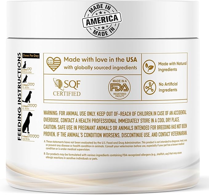 Dog Flea & Tick Prevention Chews – Daily Defense Supplement for Parasites, Gut & Immune Support – Natural Formula Soft Chews – Made in USA – Dr. Woow (120 Ct)