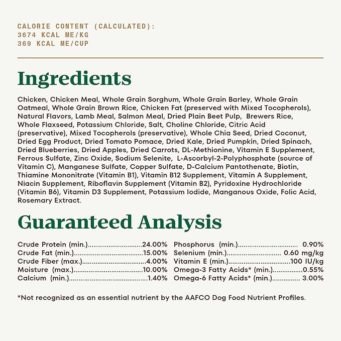 Nutro Ultra Dry Dog Food for Adult Dogs with a Trio of Proteins from Chicken, Lamb and Salmon, 30 lb. Bag