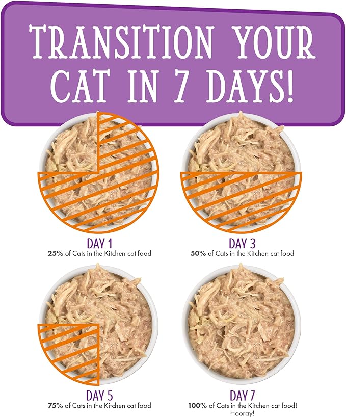 Weruva Cats in The Kitchen, Goldie Lox with Chicken & Salmon Au Jus Cat Food, 3.2oz Can (Pack of 24)