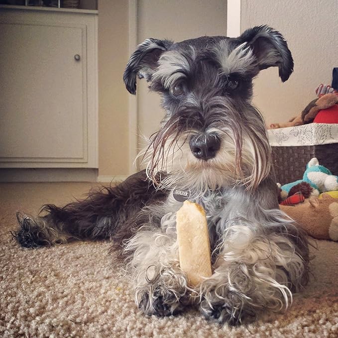 EcoKind Yak Cheese Himalayan Dog Chews, Yak Chews for Large Dogs, Long Lasting Bone for Aggressive Chewers, Only 3 Ingredients, Natural High Protein Treats, No Additives, Lactose Free, Large - 2 Chews