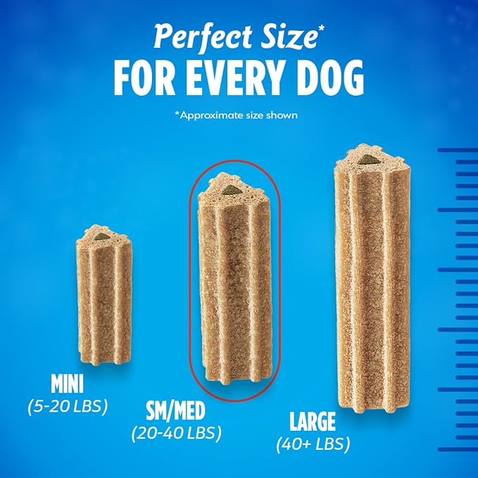 DentaLife ActivFresh Pack of 3 Dog Chews for Small and Medium Dogs 20-40 lbs., Dental Chews to Freshen Breath, Chicken Flavor, 22.5 oz. each, 30 Chews each/90 Total Chews - 30 ct. Pouch