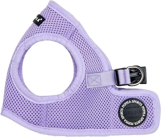 Puppia Soft Vest Dog Harness Step-in Padded Mesh No Choke No Pull Comfortable Walking Running Training for Small Medium Large Dogs, Violet, X-Small