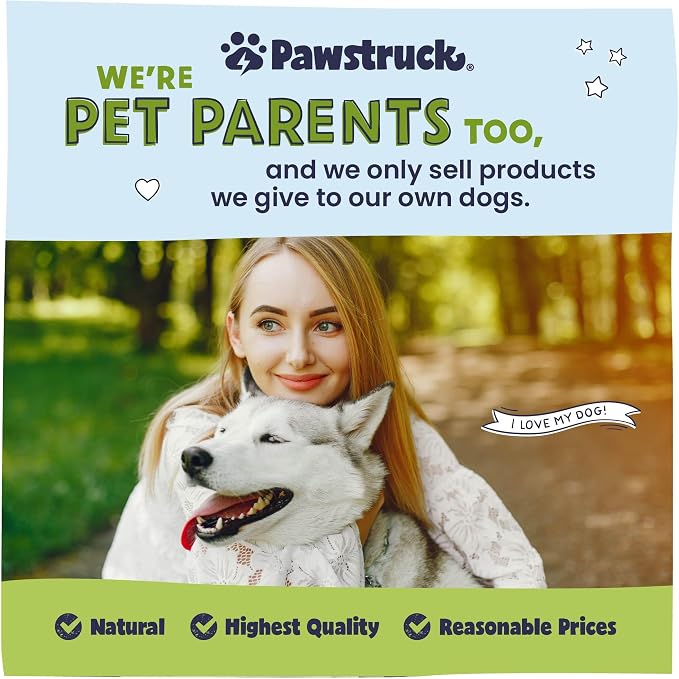 Pawstruck Natural Dental Chews for Medium Large Dogs & Puppies - Vet Recommended Brush Stick Treats Made in USA Breath Freshener to Improve Oral Hygiene & Clean Teeth - 30 Count - Packaging May Vary