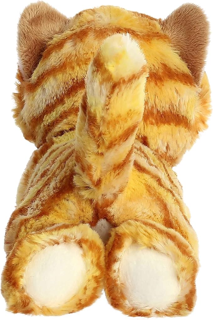 Aurora® Adorable Mini Flopsie™ Ginger Cat™ Stuffed Animal - Mini Companions Ready for Playful Adventures - for Kids All Ages, Toddlers, Adults, and Families - Orange 8 Inches (Pack of 2)