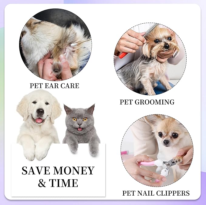 PatiencET Dog Grooming Hammock for Small Dogs Pet Hammock for Nail Trimming Dog Sling for Nail Clipping Dog Hanging Harness (Gray S)