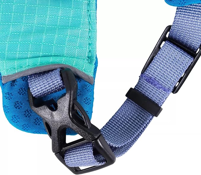 K9 Explorer® Trek Full-Coverage Dog Harness, Atlantic, Small - 16"-24"