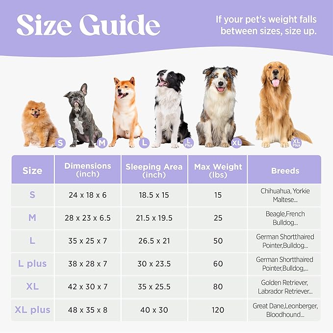 LE SURE Cute Dog Bed for Small Dogs, Orthopedic Waterproof Small Pet Beds with Sides, High Back Non-Slip Bottom and Egg-Crate Foam Puppy Couch Sofa with Washable Removable Cover, Hazel