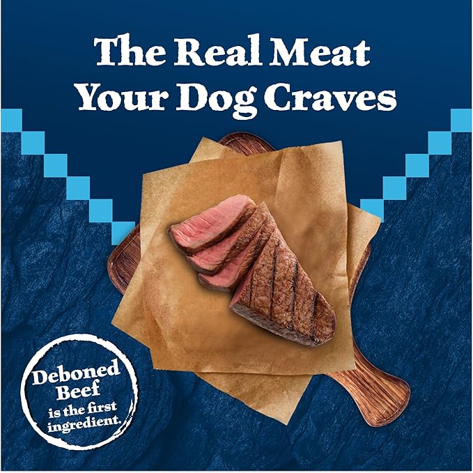 Blue Buffalo Wilderness Rocky Mountain Recipe Adult Dry Dog Food with Red Meat & Wholesome Grains, 34g Protein, Vibrant Energy for an Active Life, Made with Natural Ingredients, 4.5 lbs.