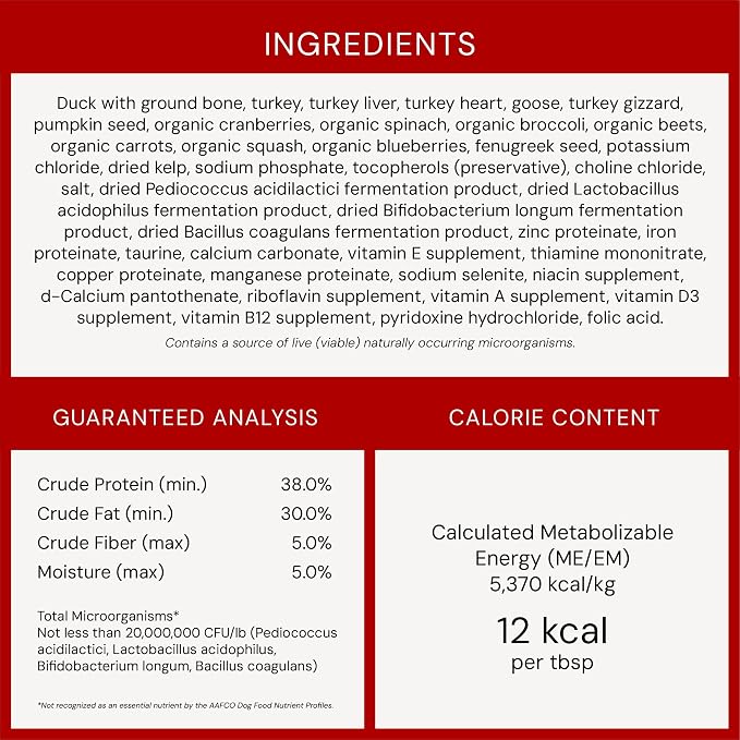 Stella & Chewy's Freeze-Dried Raw Marie's Magical Dinner Dust - Premium Duck & Turkey Dog Food Topper with Organic Fruits & Vegetables - Perfect for Picky Eaters - 7oz