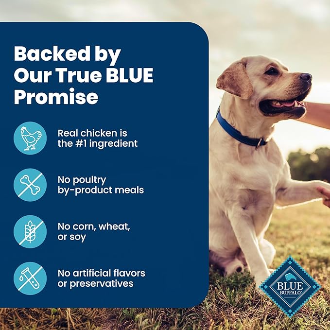 Blue Buffalo Homestyle Recipe Chicken & Vegetable Dinner Paté Natural Wet Dog Food for Senior 7+ Dogs, Made with Natural Ingredients, Vitamins & Minerals, 12.5-oz. Can (3 Count)