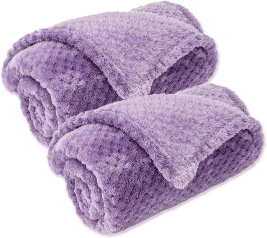 Iris Warm Soft Fuzzy Dog, Cat, Pet Blanket - Plush Fleece Throws for Bed, Couch, Sofa, Travel (S/24" x 32")
