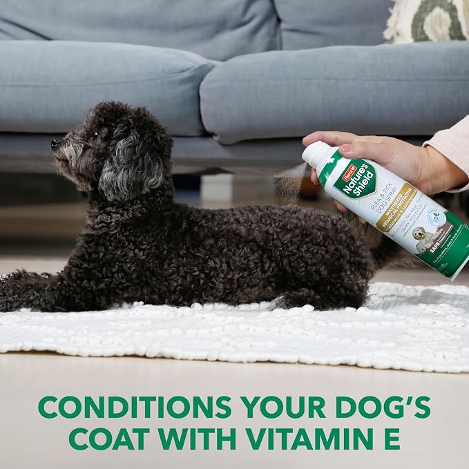 Hartz Nature’s Shield Flea & Tick Spray Treatment for Dogs, Natural and Effective Flea & Tick Prevention and Protection for Dogs with Cedarwood and Lemongrass Oil, 14 Ounces
