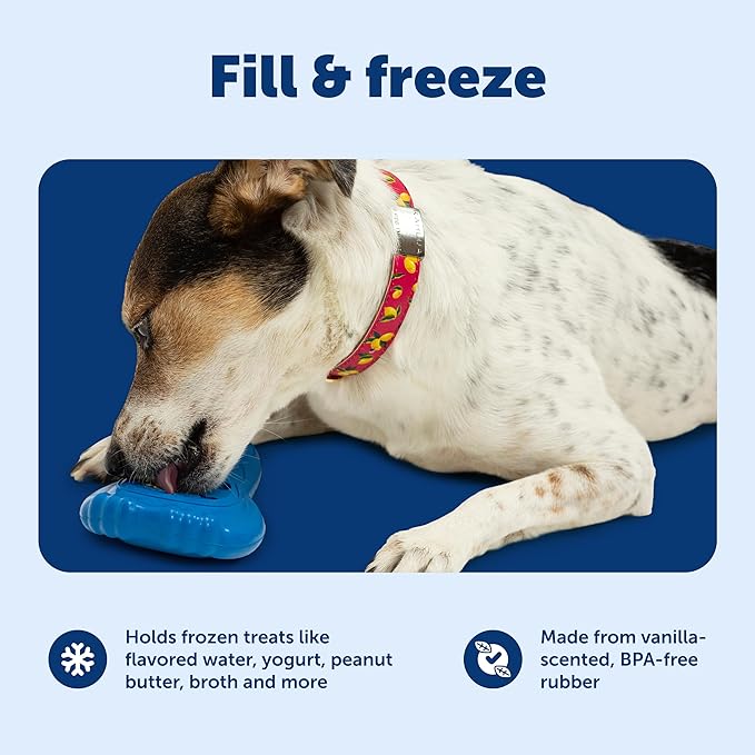 PetSafe Chilly Penguin-Freezable Dog Toy for Small Dogs-Fill and Freeze-Frozen Dog Toy to Fill with Treats-French Vanilla Scented-Interactive Pet Puzzle for Boredom or Separation Anxiety,(Pack of 2)