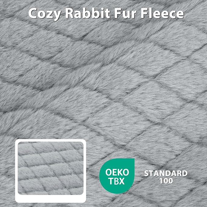 JOEJOY Orthopedic Dog Bed for Small Dogs, Washable Dog Crate Bed Small Sized with Removable Cover, Egg Memory Foam Pet Beds, Light Grey, 23"x17"