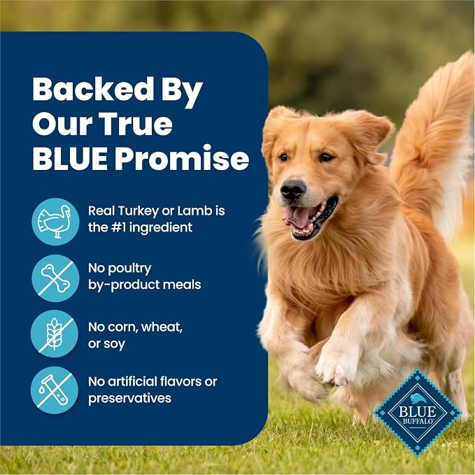 Blue Buffalo Homestyle Recipe Wet Dog Food Paté Variety Pack, Turkey Meatloaf Dinner & Lamb Dinner with Garden Vegetables, Made with Natural Ingredients, 12.5-oz. Can (6 Count, 3 of Each)
