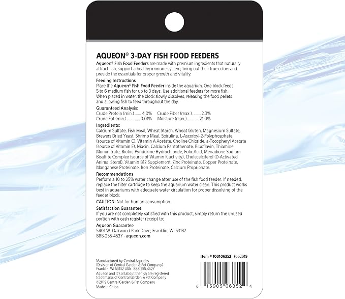 Aqueon Vacation Feeders 3 Day - 4 Pack