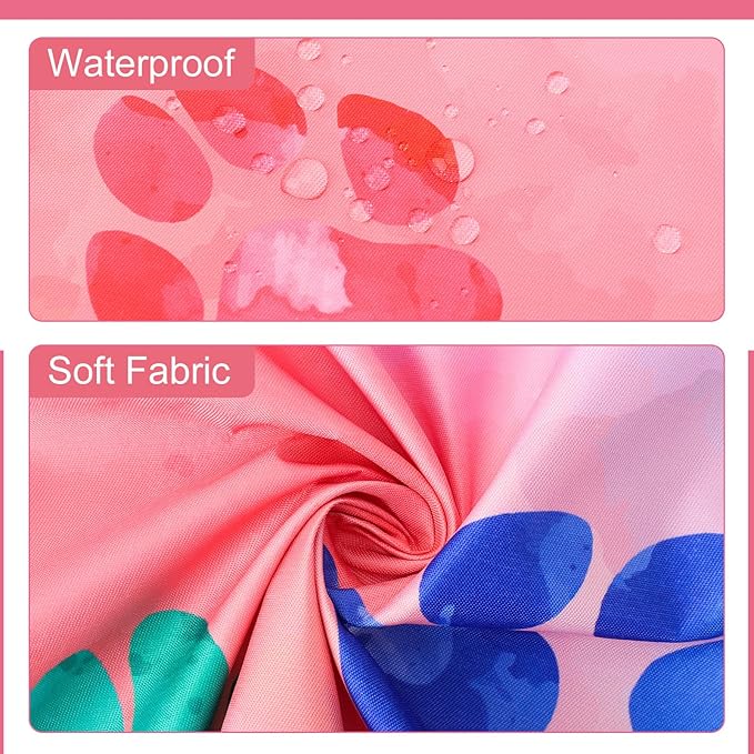 Dog Grooming Waterproof Apron with 2 Pockets, Cute Animals Puppy Dog Pets Apron