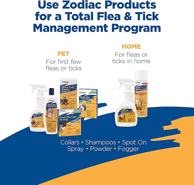 Zodiac Oatmeal Conditioning Shampoo for Dogs & Puppies 18 ounces, Small