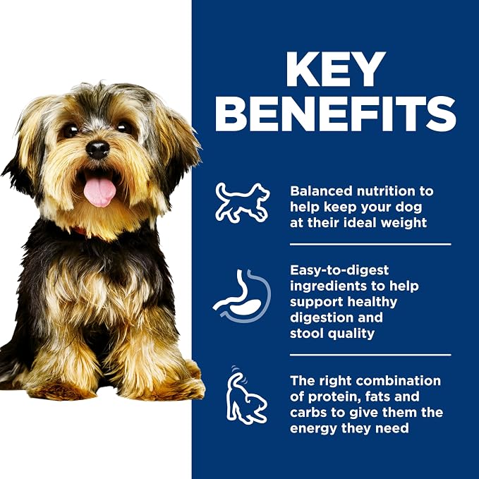Hill's Science Diet Adult 1-6 Small & Mini Wet Dog Food, Beef & Barley, 5.8 oz. Cans, 24-Pack