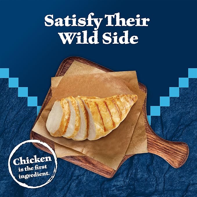 Blue Buffalo Wilderness Soft Cat Treats, Grain-Free and Protein-Rich, Great for Training, Chicken & Turkey Recipe, 2-oz. Bag (Pack of 12)