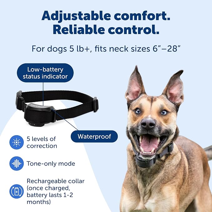 PetSafe Stay & Play Wireless Fence with Replaceable Battery Collar No Wire to Bury Covers 3/4-Acre Yard for Dogs 5 lbs and Up Portable Design from the Parent Company of Invisible Fence Brand