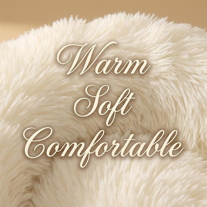 Guinea Pig Bed 11.8 Inch for Small Animal，Washable Small Animal Beds，Hideout Soft & Comfortable Donut Bed for Dwarf Rabbits/Hamster/Hedgehog/Ferrets,Beige