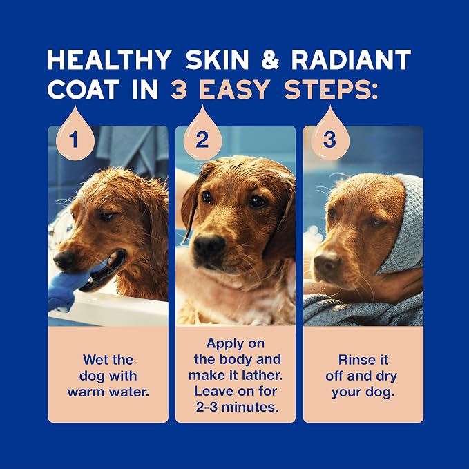 DOUXO SPA Shed Control Dog Shampoo, 16 fl oz. Reduces Excessive Shedding, Cleans and Hydrates the Skin, Leaves the Coat Soft, Radiant, and Smelling Great