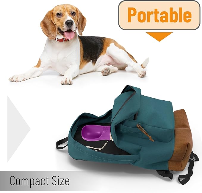 Mr. Pen- Portable Dog Water Bottle, 19 oz, Large, Leak Proof Puppy Water Dispenser with Drinking Feeder for Pets, Outdoor Walking, Hiking, Travel, Not Dishwasher Safe