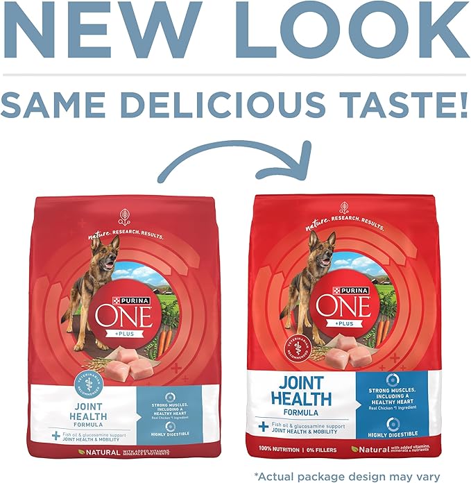 Purina ONE Plus Joint Health Formula Natural With Added Vitamins, Minerals and Nutrients Dry Dog Food - 31.1 lb. Bag