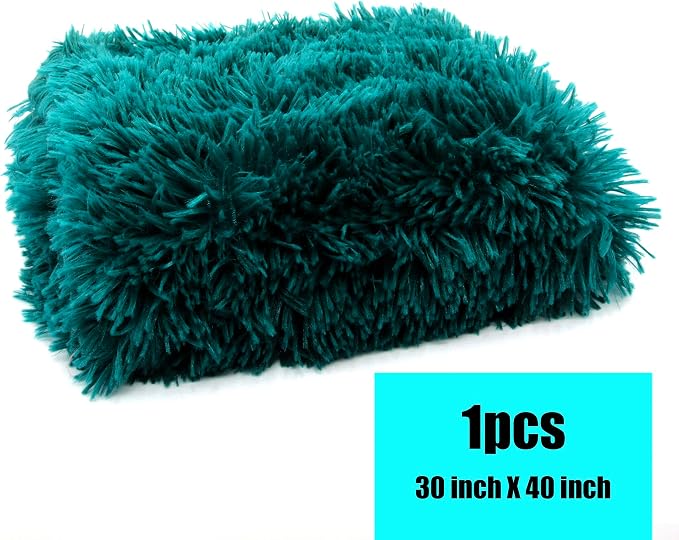 Pet Dog Bed Blankets, Fluffy Fleece Dog Throw Blankets Sleep Mat,Soft Puppy Blankets Cat Kitten, S M L XL,Fuzzy Reversible Sherpa Blanket for Bed, Couch, Sofa, Travel,Washable & Lightweight