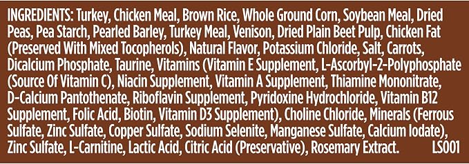 Nutrish Rachael Ray Healthy Weight Adult Dry Dog Food Real Turkey, Brown Rice & Venison Recipe, 12 lb. Bag