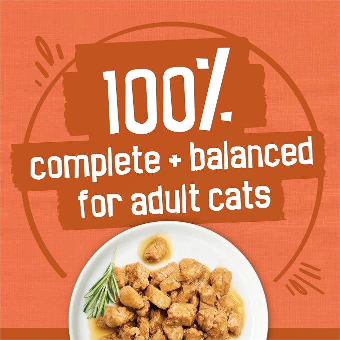 Purina Friskies TurChicken Turkey and Chicken Wet Cat Food Variety Pack with Meaty Bits, Prime Filets, and Extra Gravy, 48 ct.